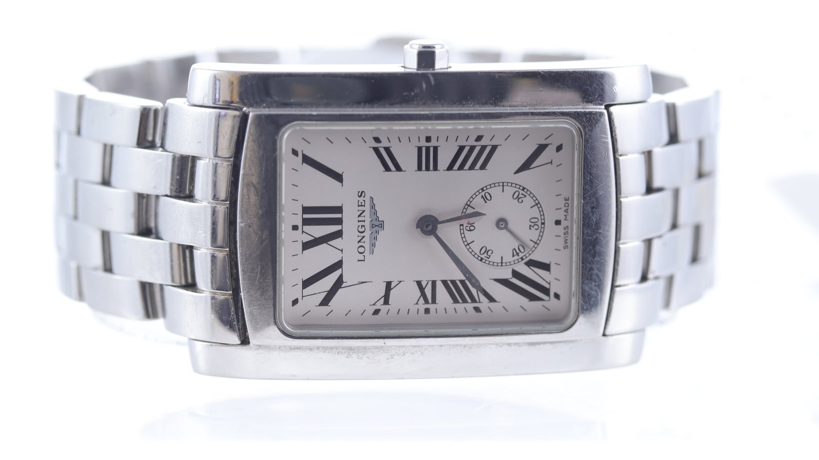 Longines Dolce Vita Ref L5.655.4: Brand: Longines Model Name: Dolce Vita Reference: L5.655.4 Movement type: Quartz Dial shape: Rectangular Dial colour: