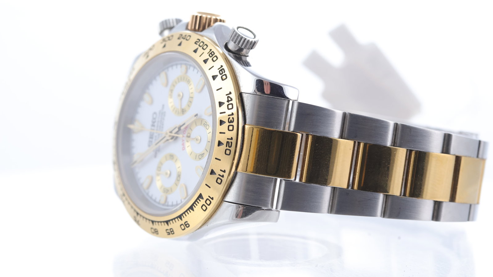 Modified Custom 'Seiko' MecaQuartz Wristwatch 'Daytona' by Moddy's - 3