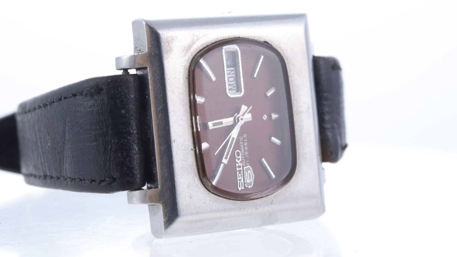 Seiko 5 Automatic 'TV' Ref 6119-5401 with Box Circa 1970s - 2