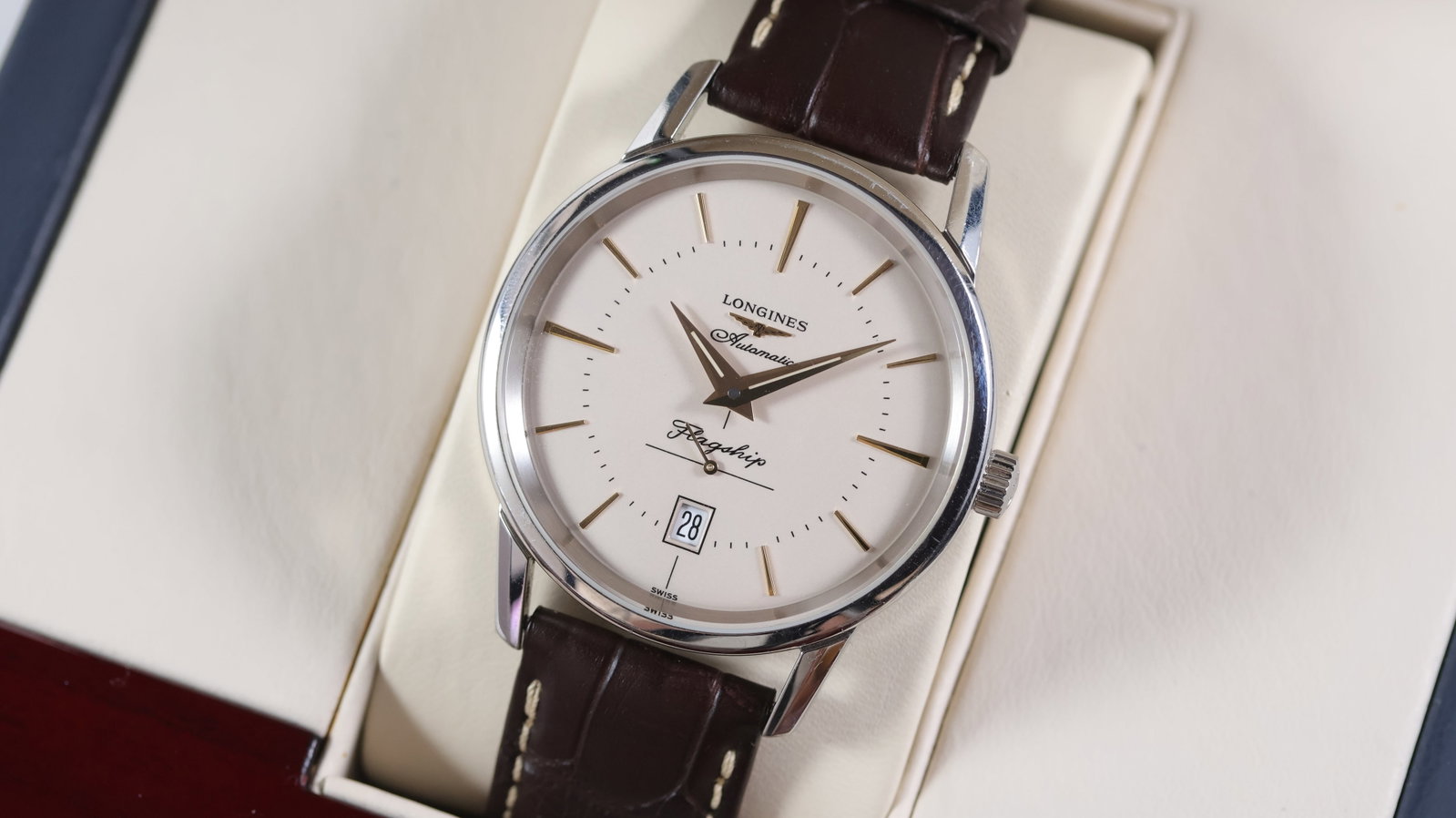 Longines Heritage Flagship Automatic Ref L4.795.4 with Box (1 of 7)