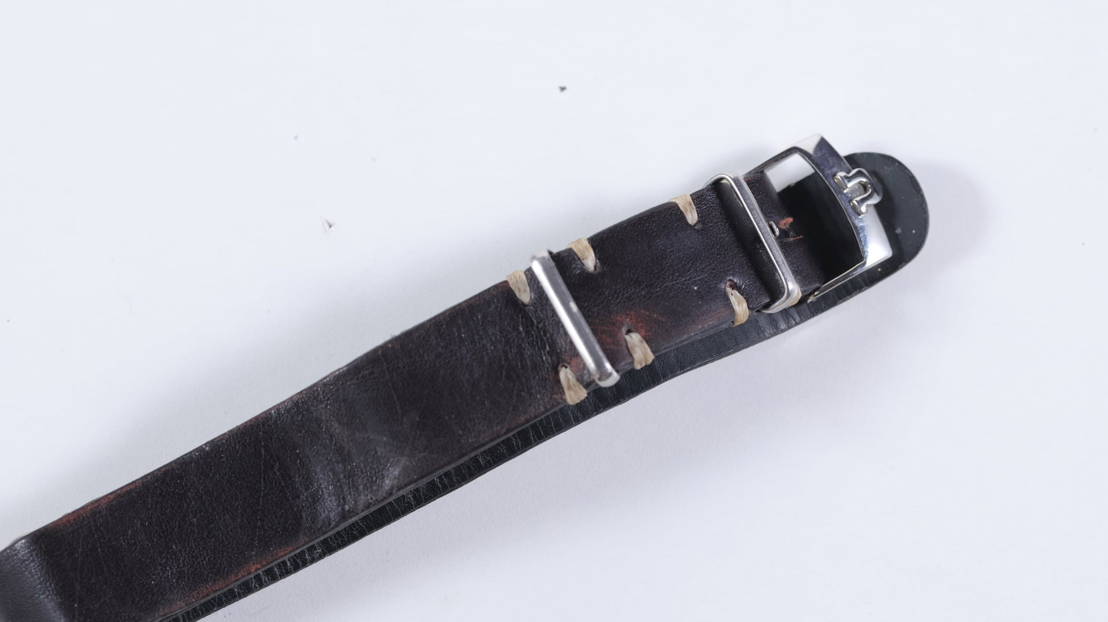 Omega 1950's Stainless steel Pin Buckle (aftermarket strap) (1 of 4)