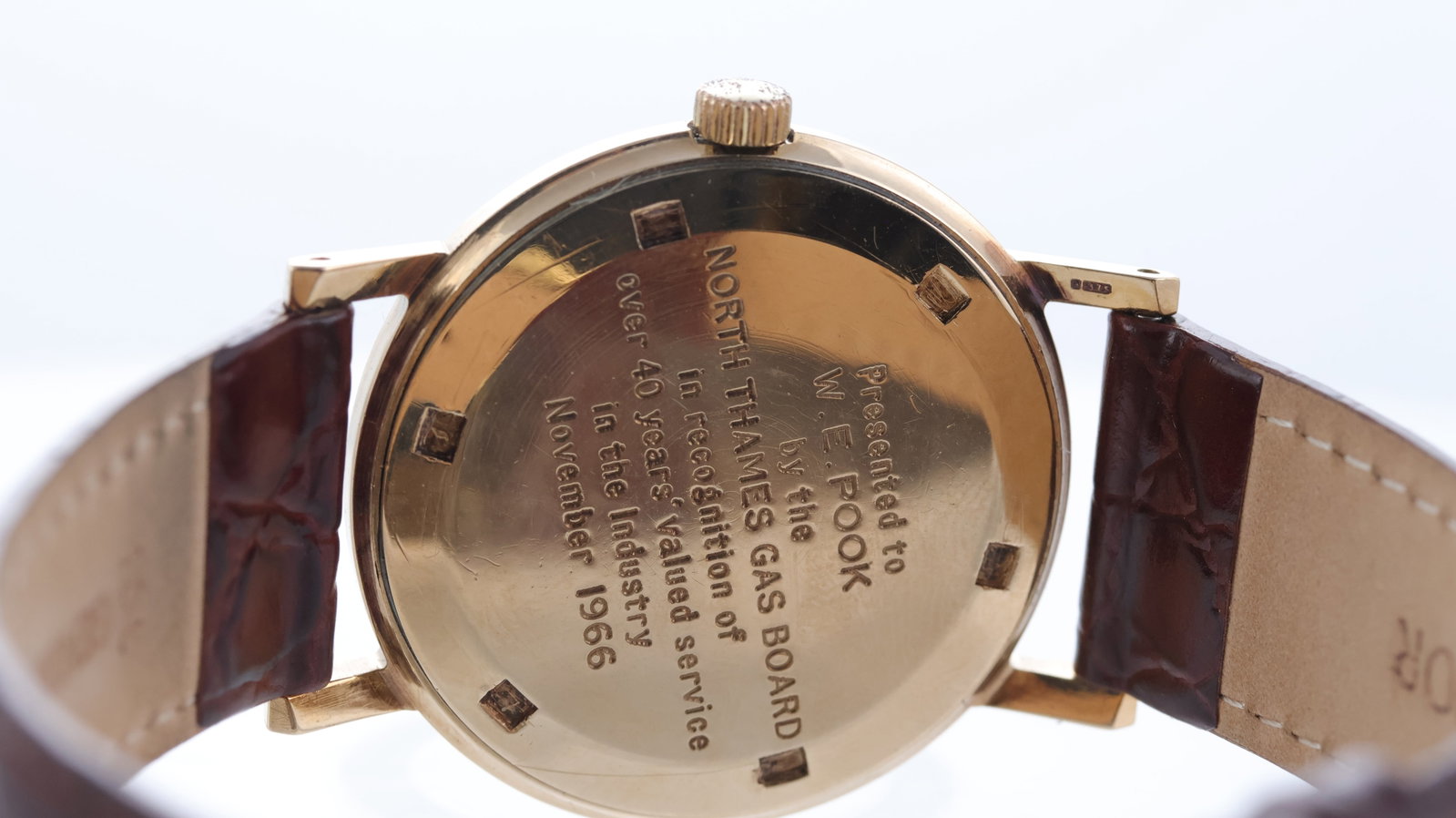 Longines Dress Watch 9ct Gold Ref 12892 Circa 1966 - 5