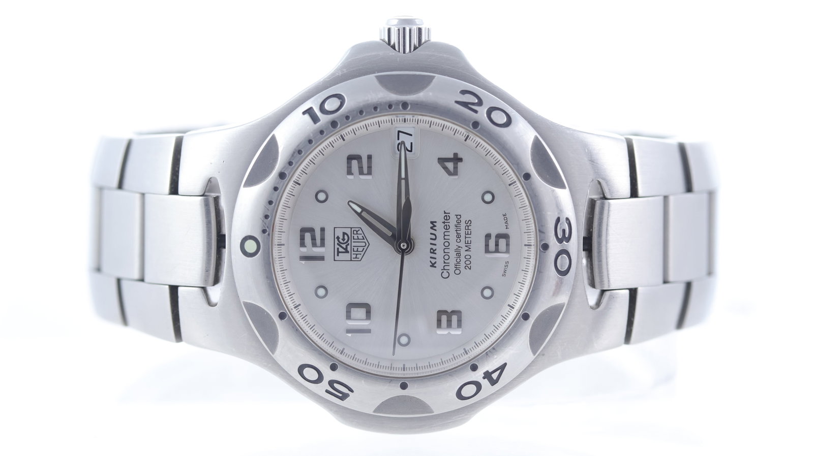Tag Heuer Kirium Ref WL5118 Circa 1990s: Brand: Tag Heuer Model Name: Kirium Reference: WL5118 Movement type: Automatic Movement calibre: ETA 2892 Year: Circa 1990s Dial shape: Circular Dial colour: