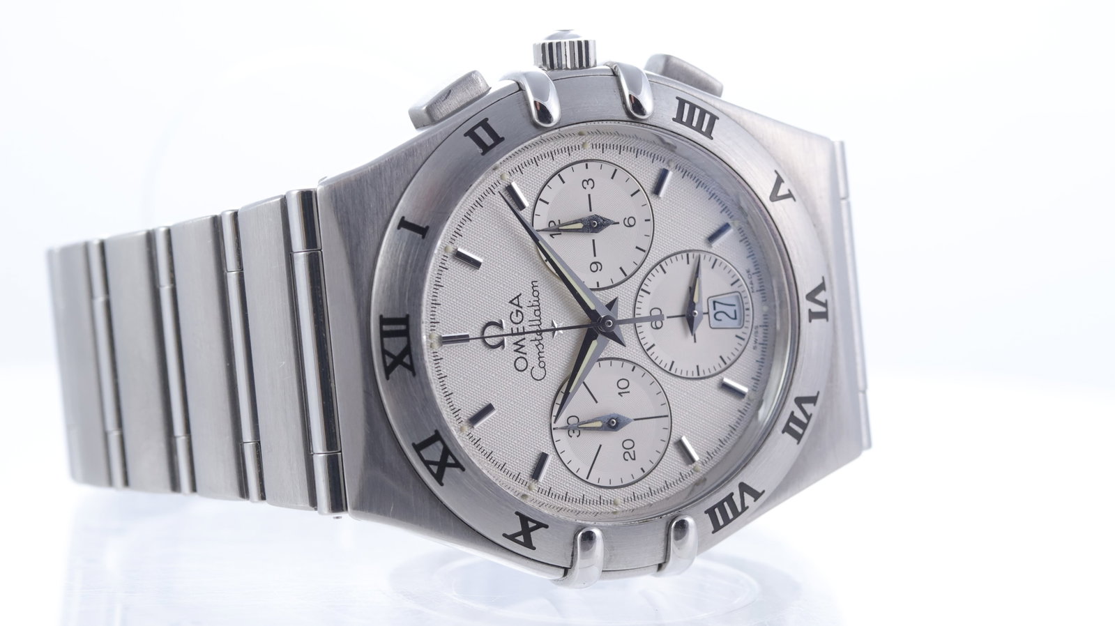 Omega Constellation Chronograph Quartz W/ Service Box - 3