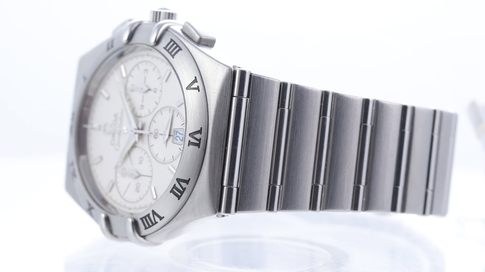 Omega Constellation Chronograph Quartz W/ Service Box - 4