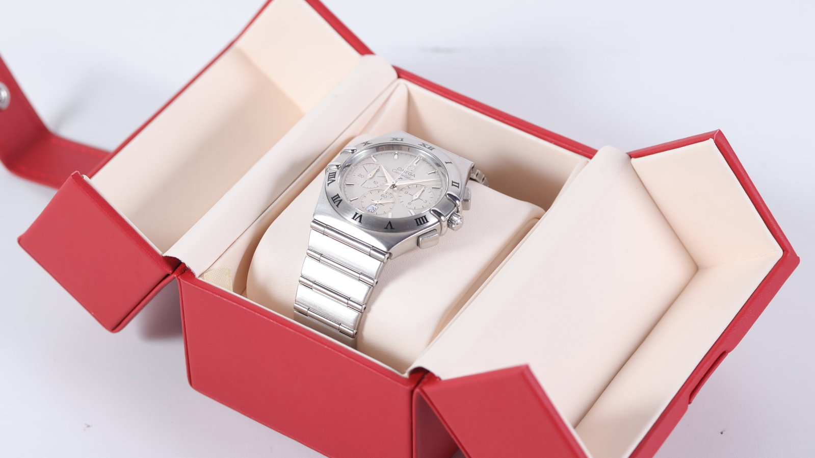 Omega Constellation Chronograph Quartz W/ Service Box - 7