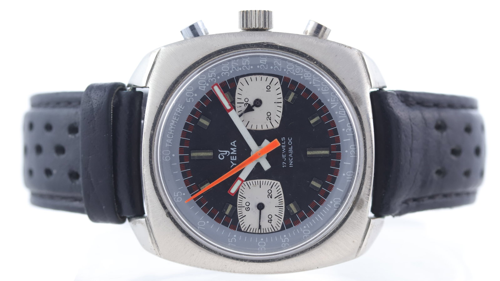 Vintage Yema TV Case Chronograph Circa 1970's (1 of 5)