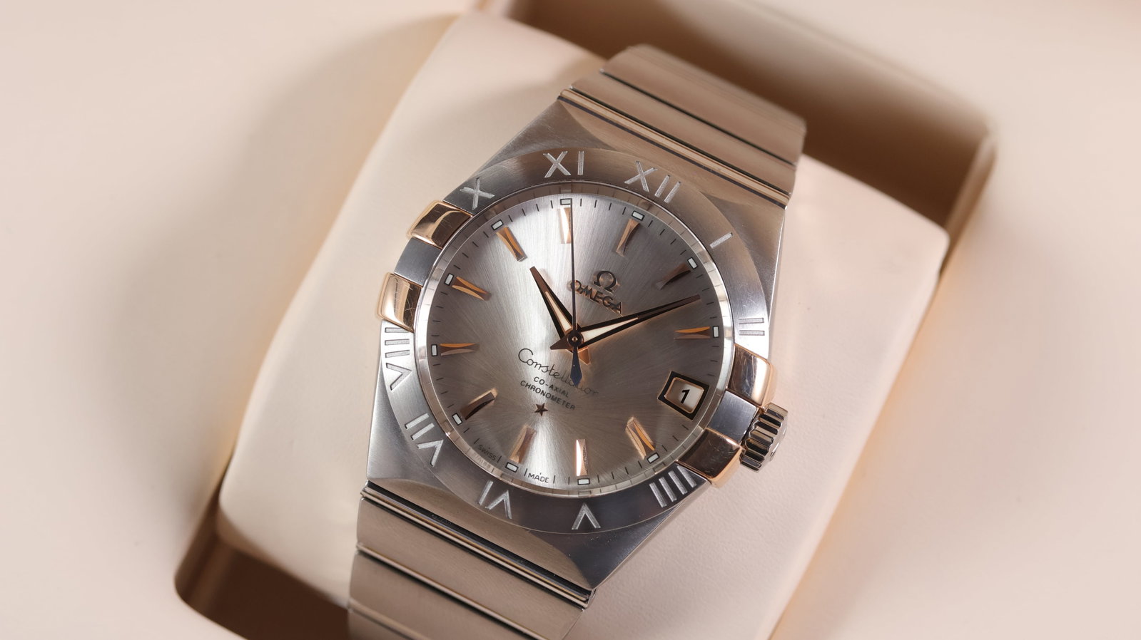 Omega Constellation Ref 123.20.38.21.02.004 with Box and Papers 2015 (1 of 7)