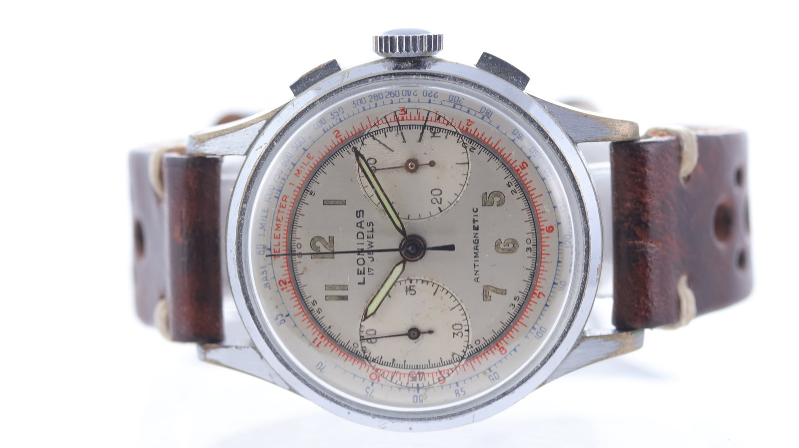 Vintage Leonidas Chronograph Manual Wind Circa 1950's (1 of 5)