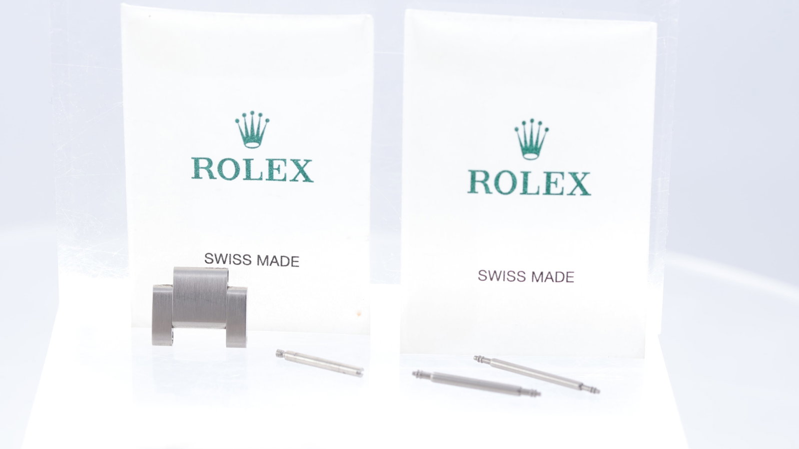 Rolex Oyster Spare Link. 15.4mm Width & 2x 20mm Spring Bars (1 of 2)