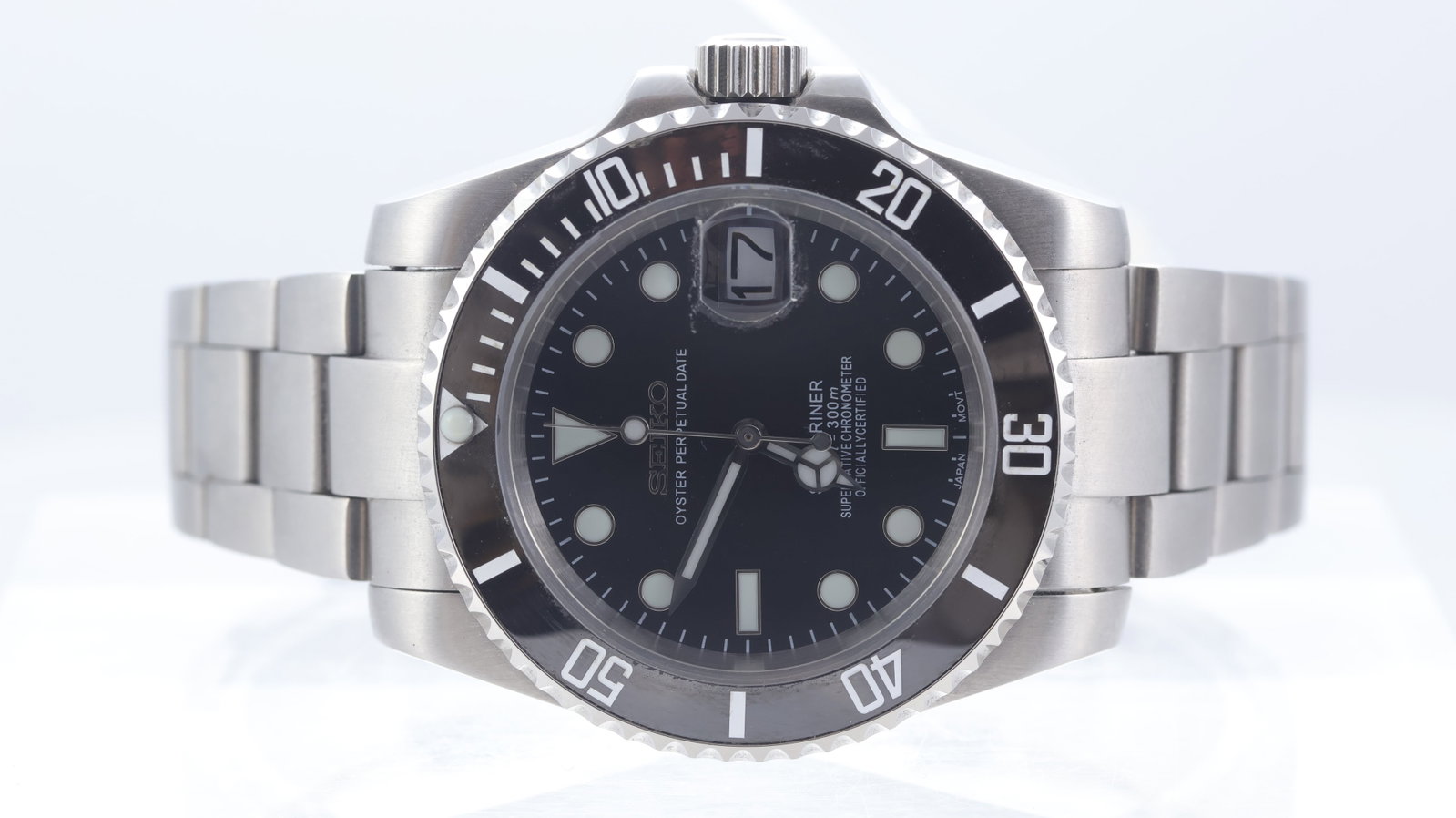 Modified Custom 'Seiko' Automatic Wristwatch 'Submariner' by Moddy's: Modified Custom 'Seiko' Automatic Wristwatch 'Submariner' by Moddy's
