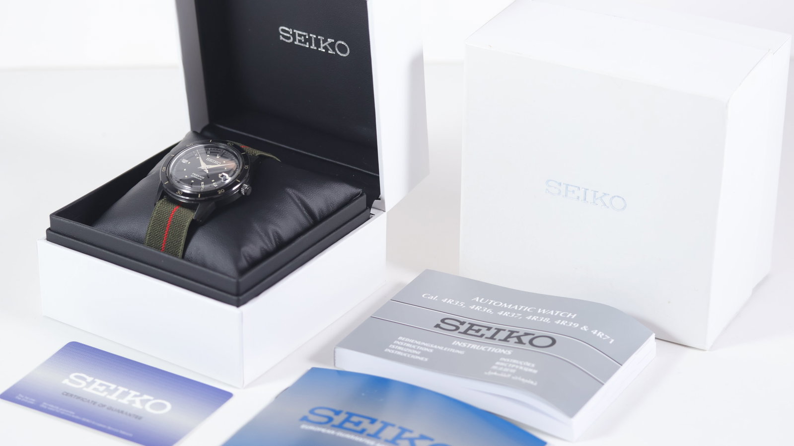 Seiko Presage Ref 4R35-05G0 with Box and Associated Papers - 5