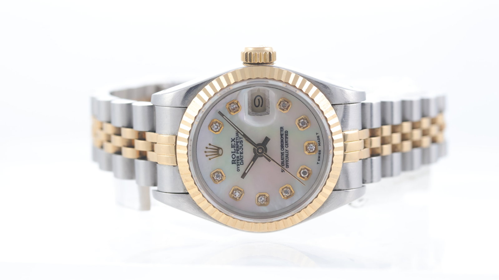 Ladies Rolex Datejust 26 Ref 69173 with Papers 1988 (1 of 5)