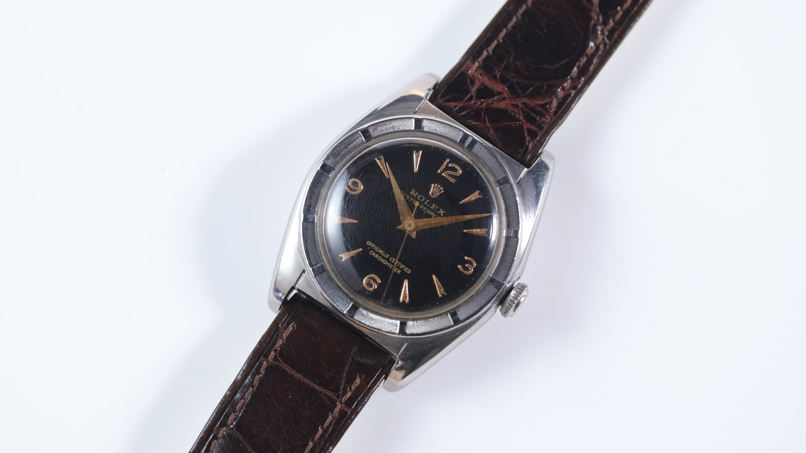 Vintage Rolex Oyster Perpetual 'Bubbleback' Ref 6015 Circa 1948 (1 of 3)