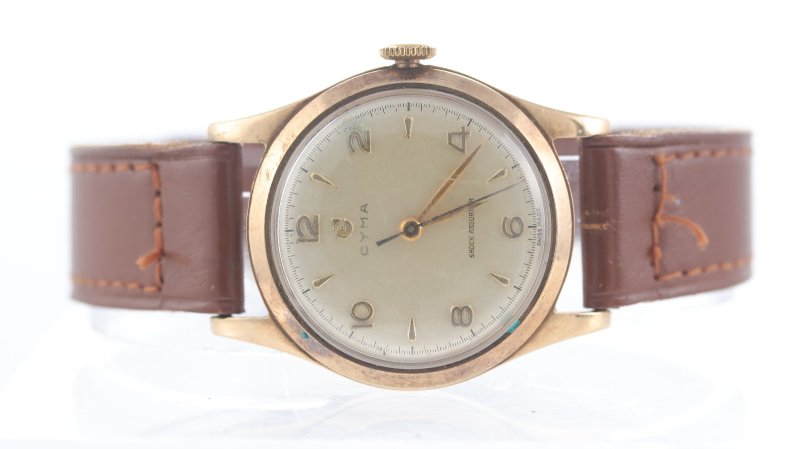 Vintage Cyma Dress Watch Manual Wind 9ct Gold Ref 12325 (1 of 5)