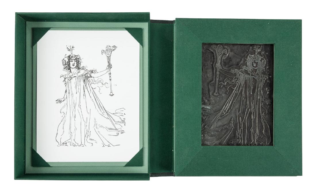 Printing plate of John R. Neill Oz illustration (1 of 5)