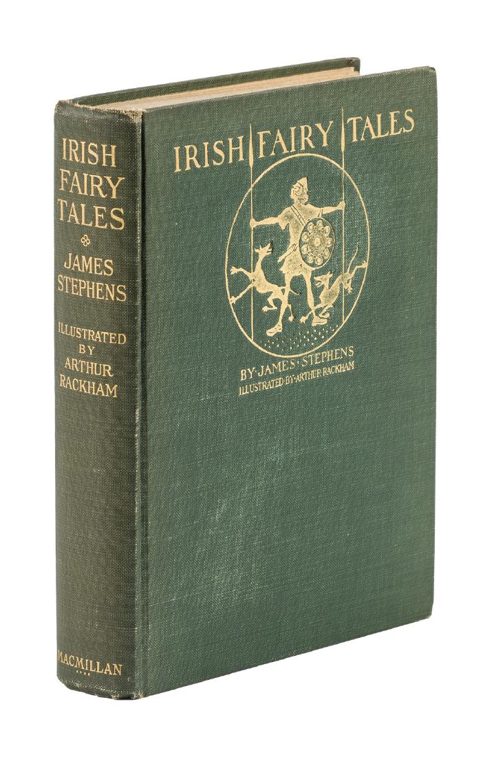 Arthur Rackham illustrates Irish Fairy Tales: Heading: (Rackham, Arthur, illustrator) Author: Stephens, James Title: Irish Fairy Tales Place Published: New York Publisher:The Macmillan Company Date Published: 1920 Description: