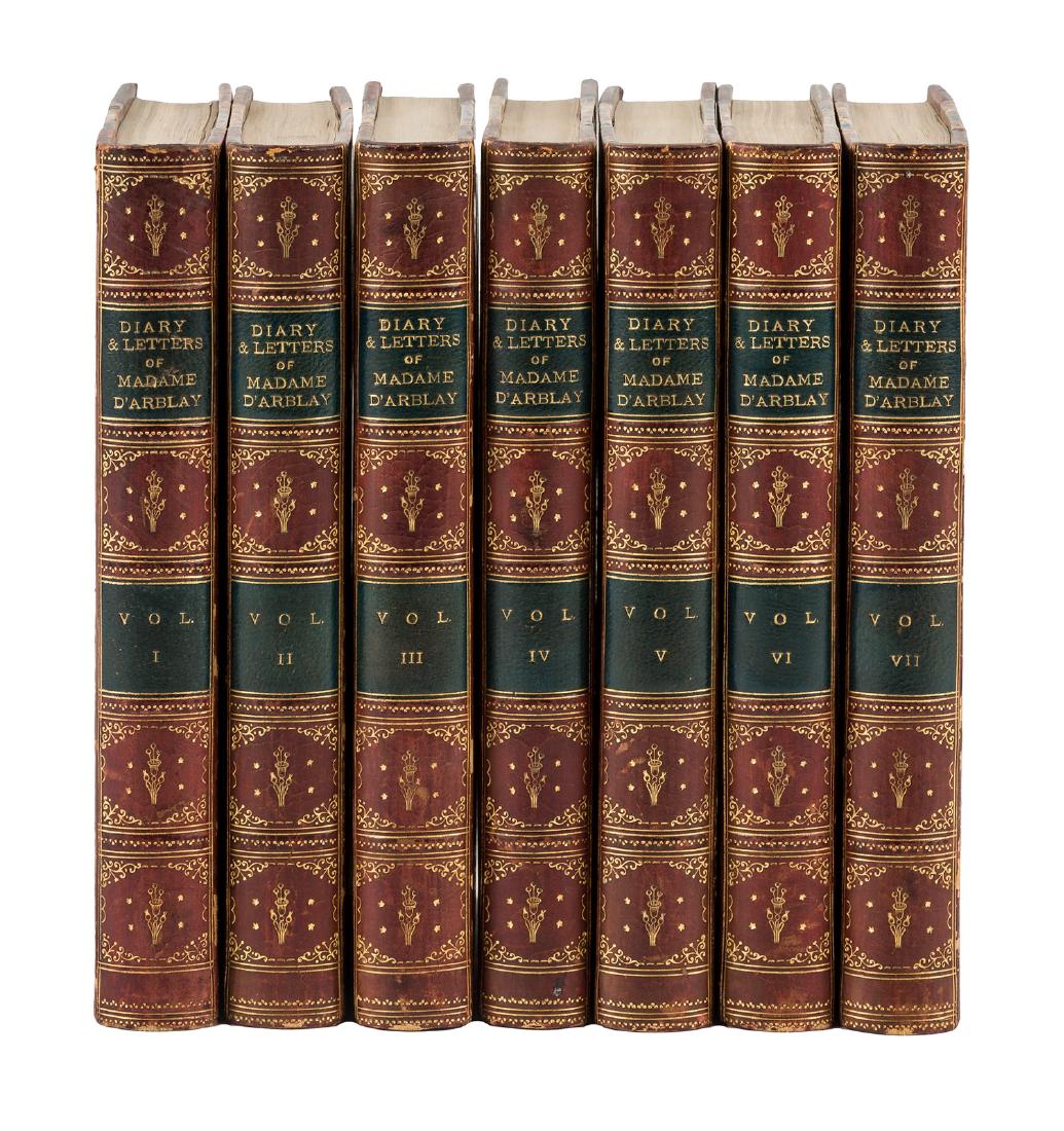 Madame D'Arblay Finely Bound: Heading: Author: D'Arblay, Madame [Frances Burney] Title: Diary and Letters of Madame D'Arblay, Author of Evelina, Cecilia, &c. Place Published: London Publisher:Henry Colburn Date Published: </