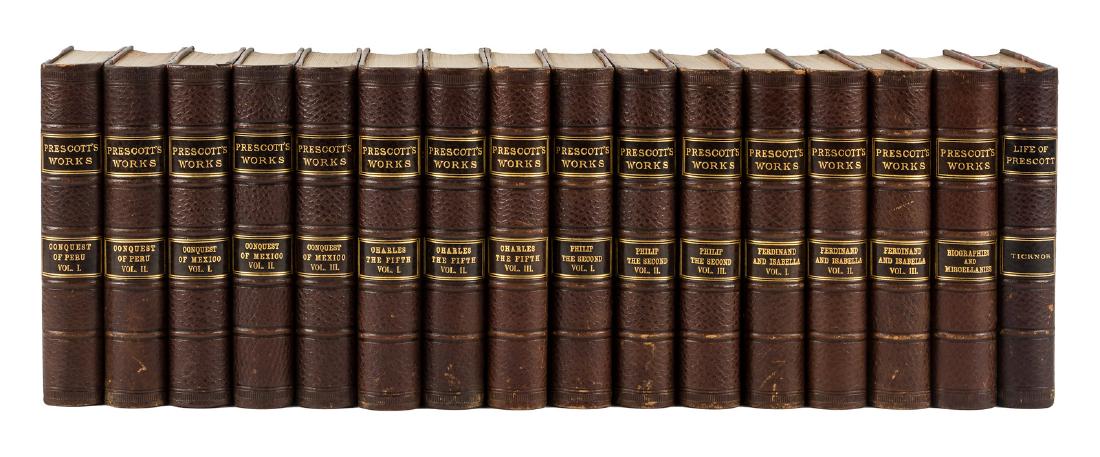 Works of W.H. Prescott nicely bound (1 of 1)