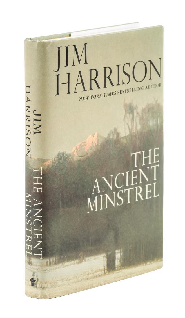 Harrison, Ancient Minstrel signed: Heading: Author: Harrison, Jim Title: The Ancient Minstrel: Novellas - signed Place Published: New York Publisher:Grove Press Date Published: [2016] Description: (8vo) clot