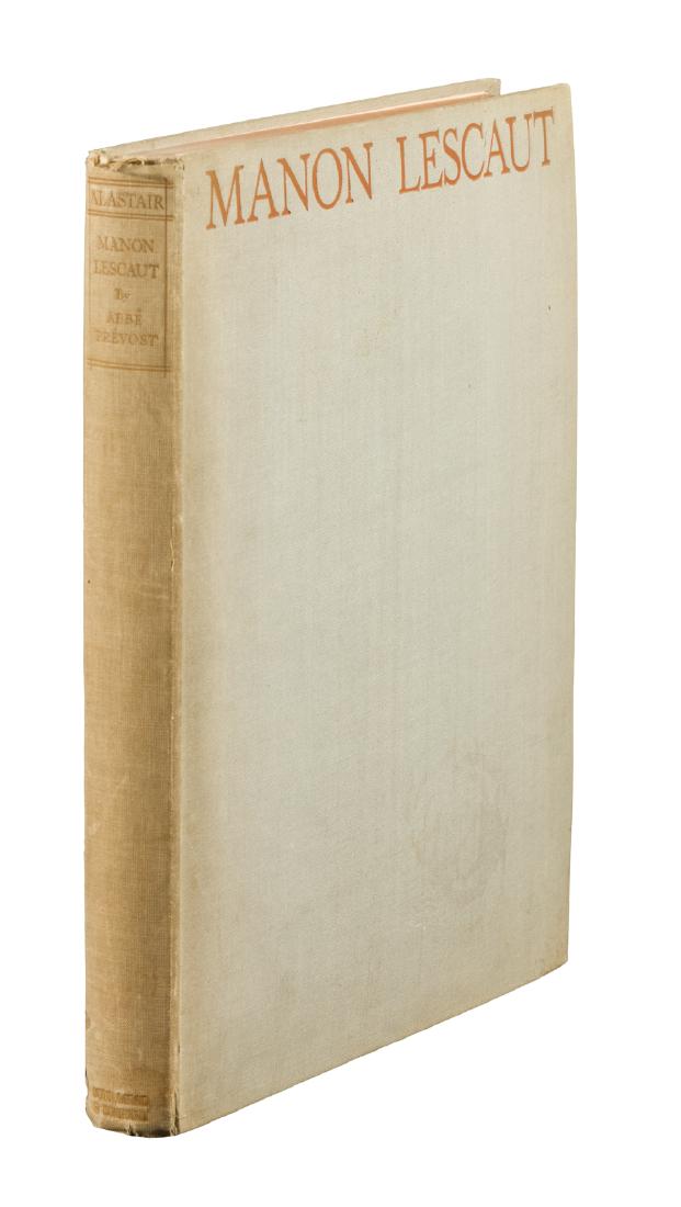 Manon Lescaut, 1928 illustraitions by Alastair: Heading: Author: Prevost d'Exiles, Antoine Francois Title: Manon Lescaut Place Published: London and New York Publisher:John Lane the Bodley Head / Dodd, Mead and Company Date Published: 192