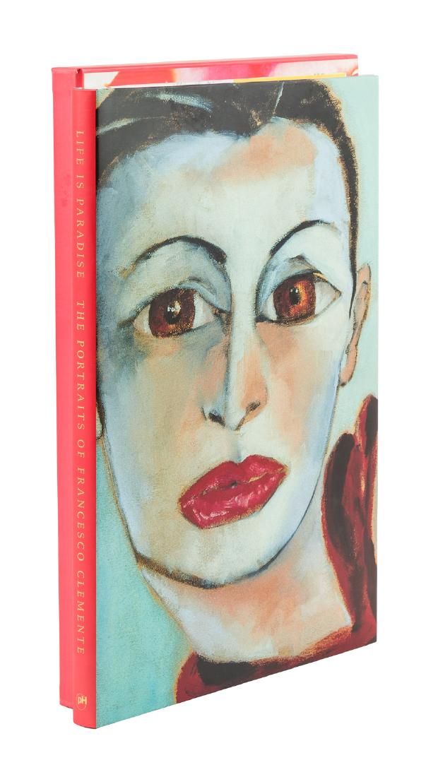 Portraits of Francesco Clemente - with original signed (1 of 4)