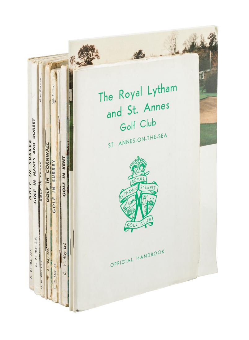 Golf Guide Books by Robert Browning.: Heading: Author: Browning, Robert H.K. Title: Ten golf guide books by Robert Browning Place Published: Various places Publisher: Date Published: Various dates Description: