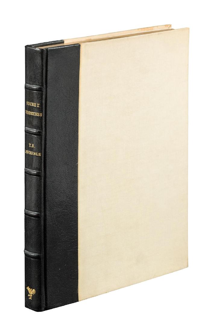 Lawrence's Secret Despatches Golden Cockerel: Heading: Author: Lawrence, T. E. Title: Secret Despatches from Arabia by T.E. Lawrence, Published by Permission of the Foreign Office Place Published: Waltham Saint Lawrence, Berkshire Publisher:Golde