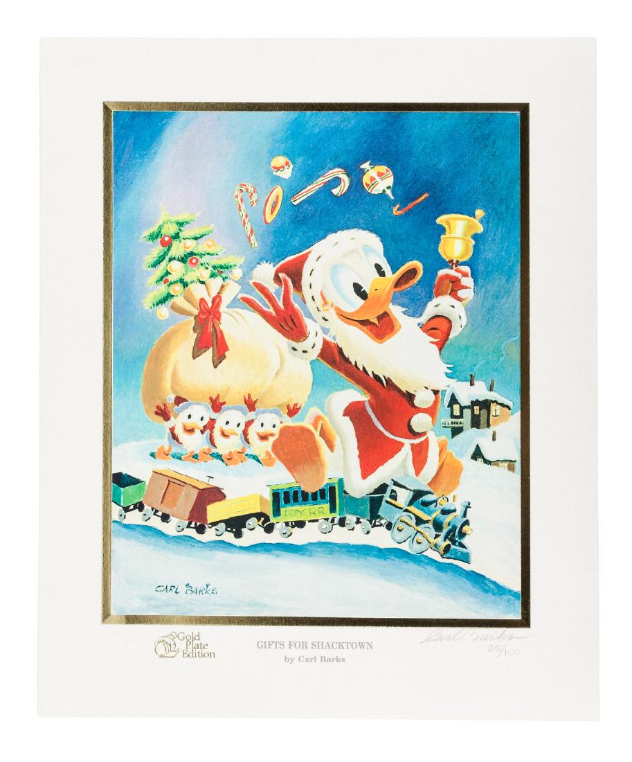 Carl Barks Donald Duck lithograph Gifts for Shacktown (1 of 4)