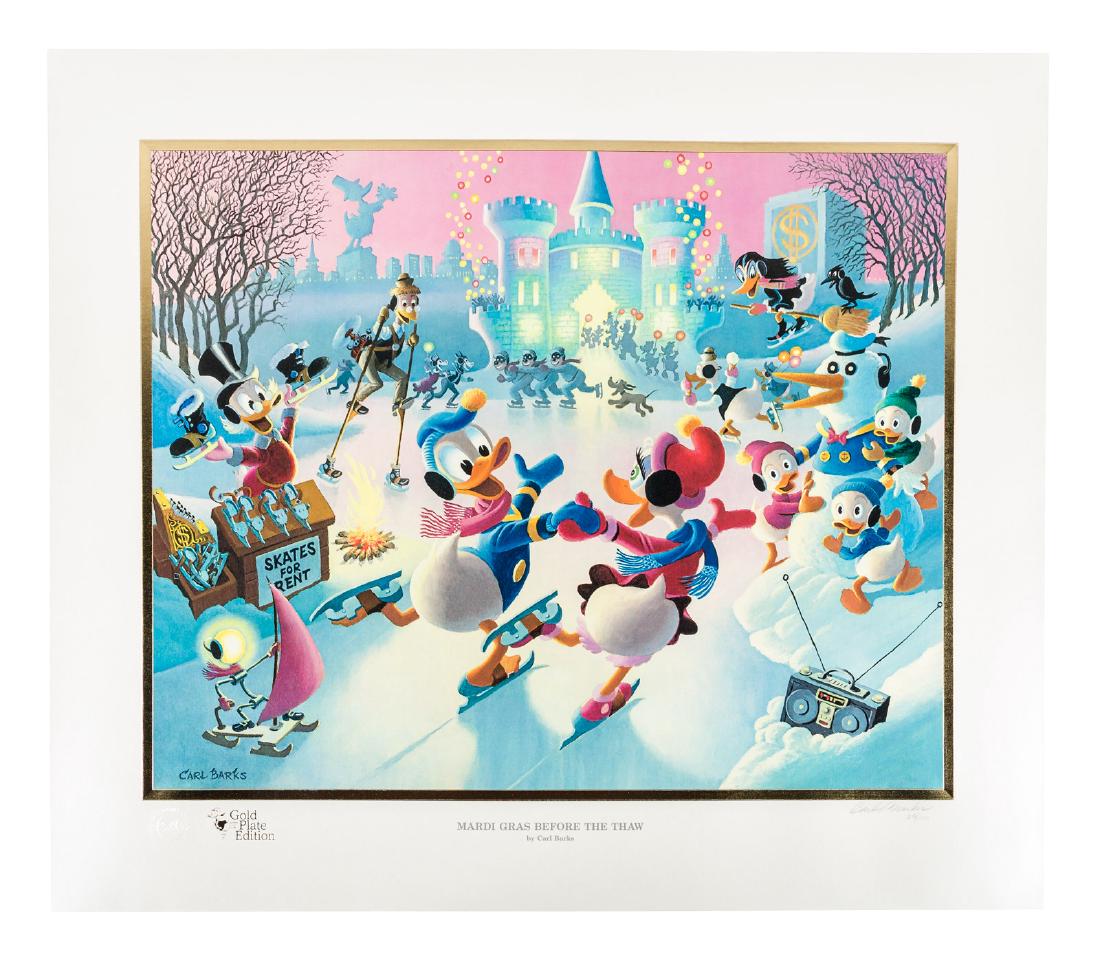 Carl Barks Donald Duck lithograph Mardi Gras Before the (1 of 7)