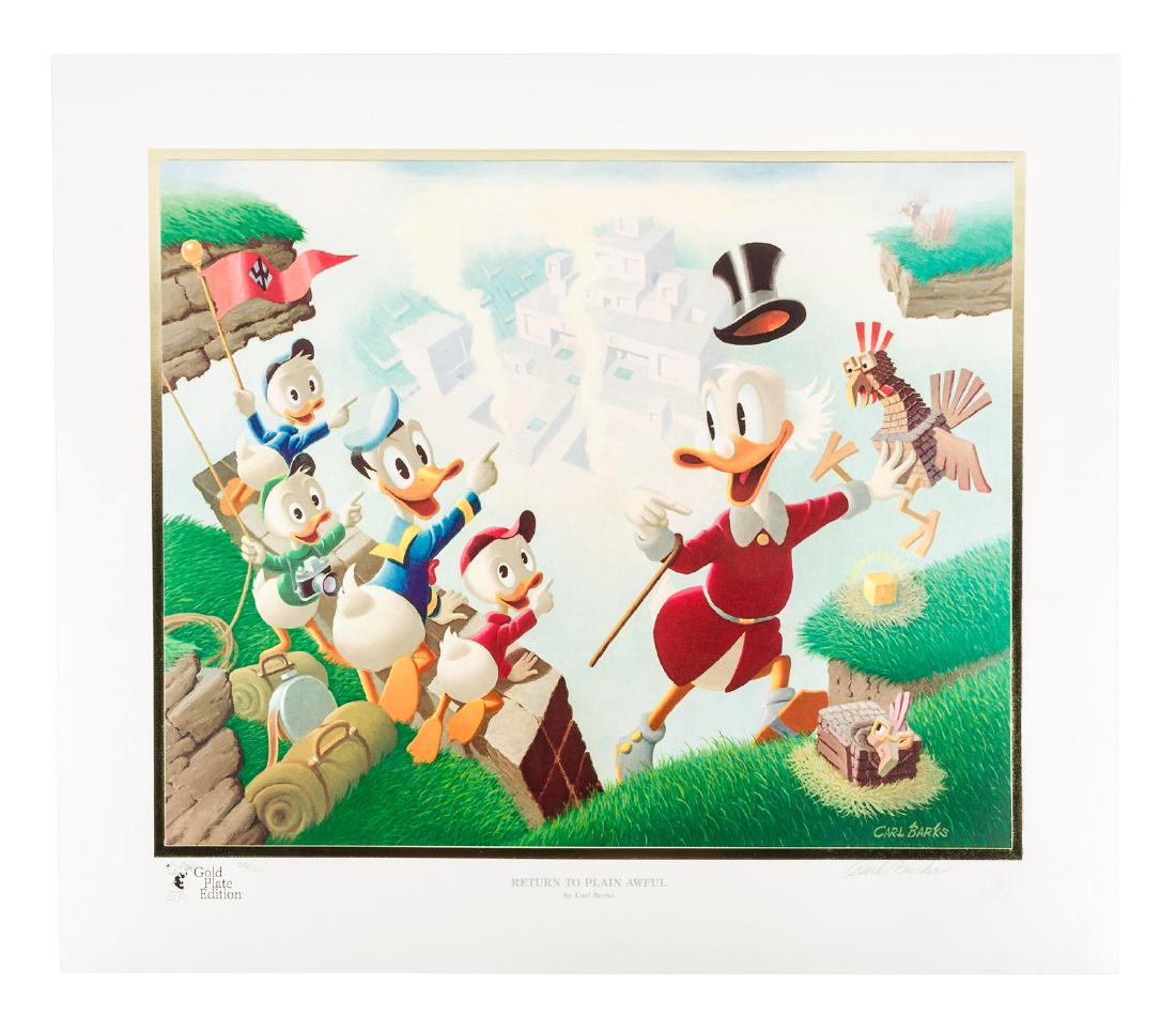 Carl Barks Donald Duck lithograph Return to Plain Awful (1 of 8)