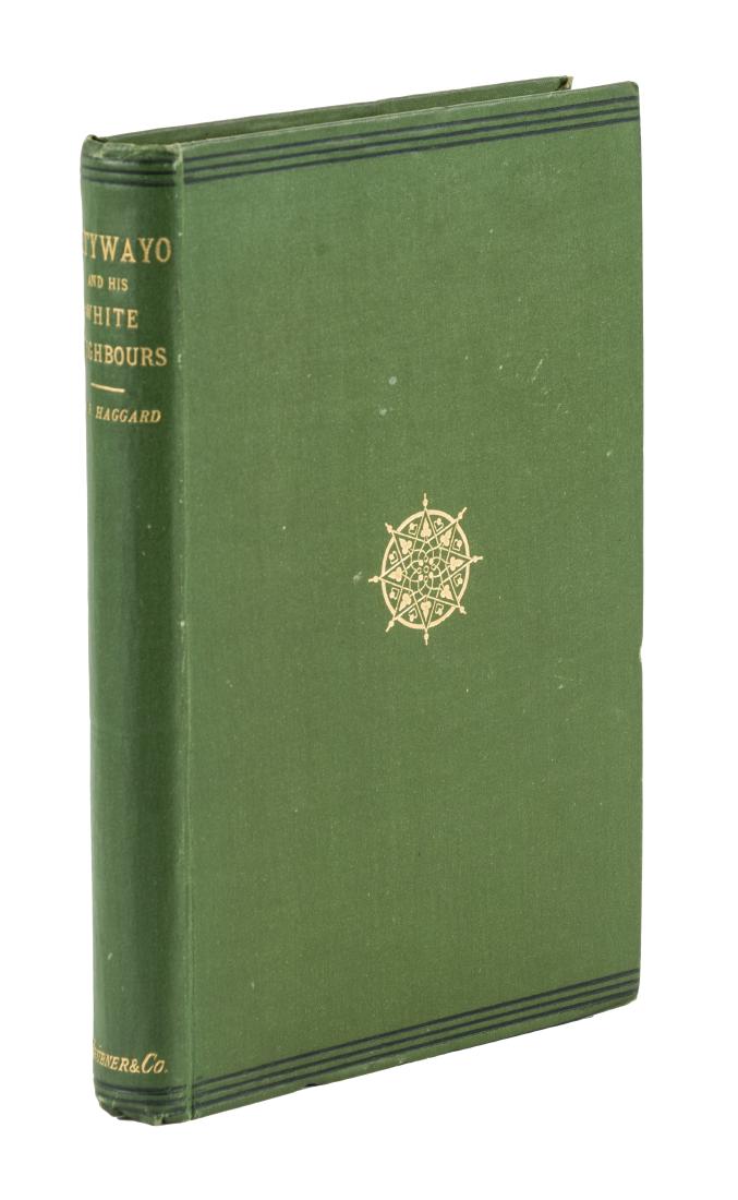 H. Rider Haggard's First Book signed by his father (1 of 3)