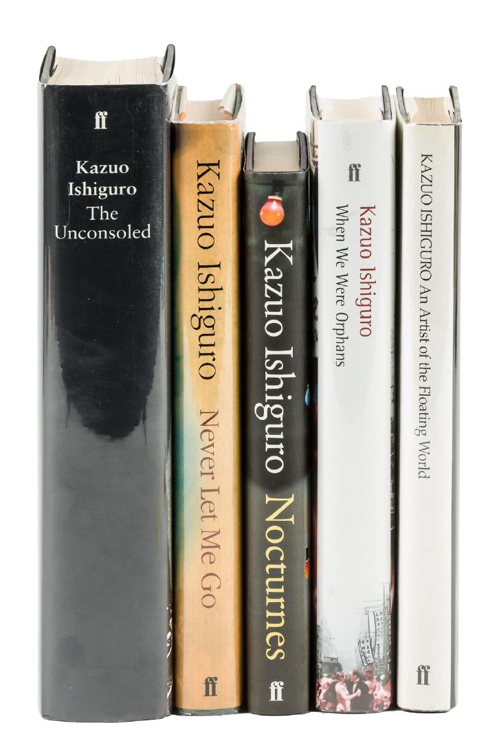 Five signed 1st Editions by Kazuo Ishiguro (1 of 2)