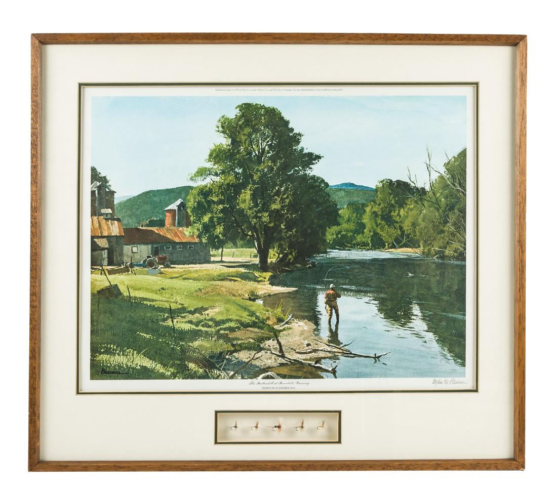 Print with specimen flies by Walt Dette (1 of 1)