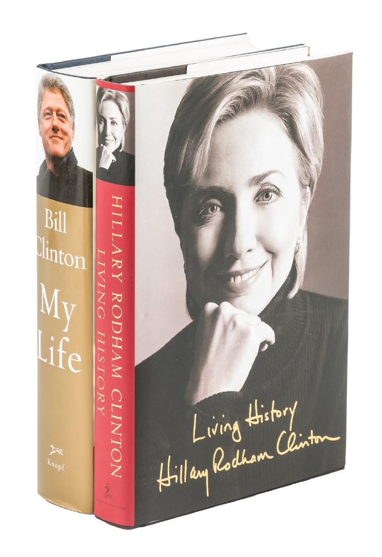 Signed biographies of Bill & Hillary Clinton (1 of 3)