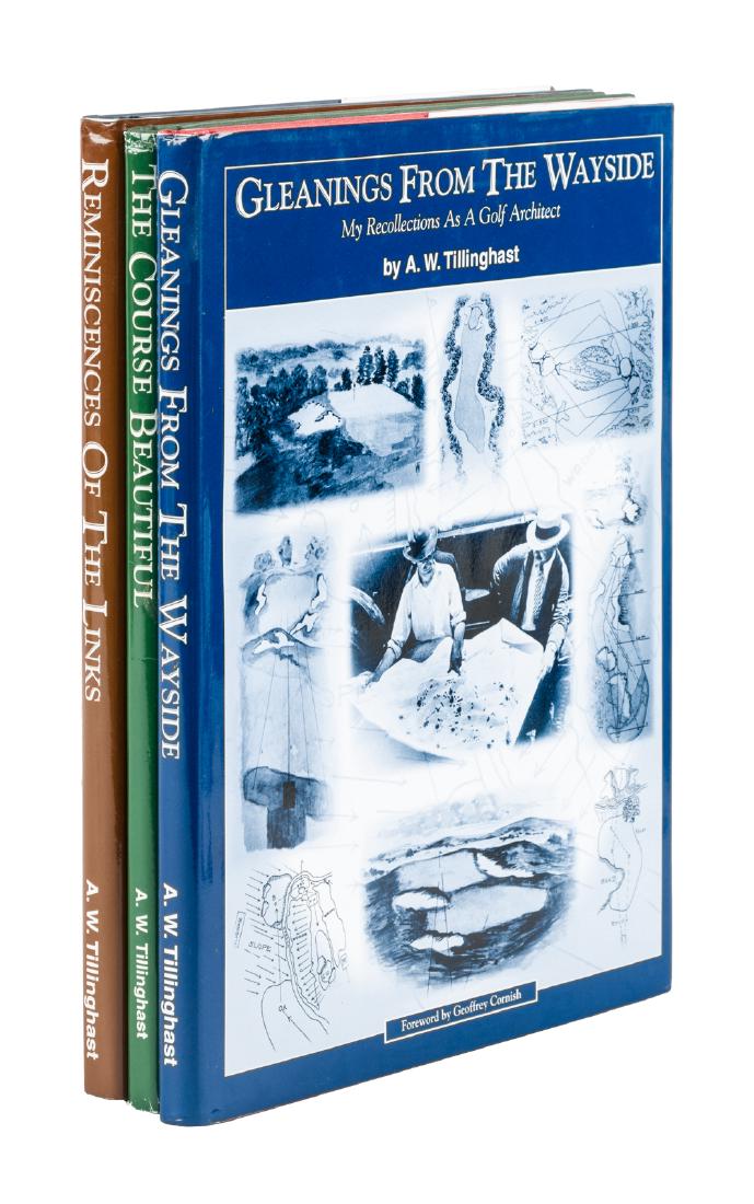 Three by A.W. Tillinghast: Heading: (Golf) Author: Tillinghast, Albert Warren Title: Three titles by Albert Warren Tillinghast Place Published: [Lynchburg, VA] Publisher:[TreeWolf Productions] Date Published: [1995; 98