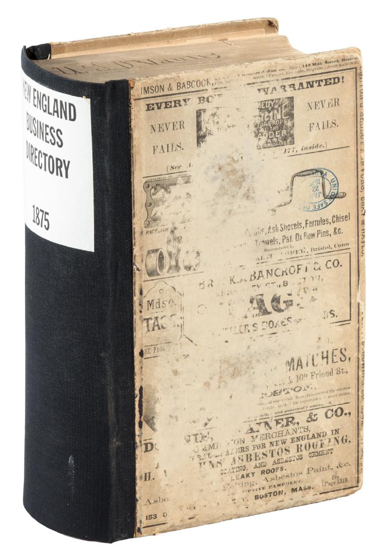 New England Business Directory, 1875. (1 of 1)