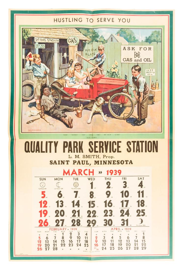 2 large color prints featuring Our Gang (1 of 2)