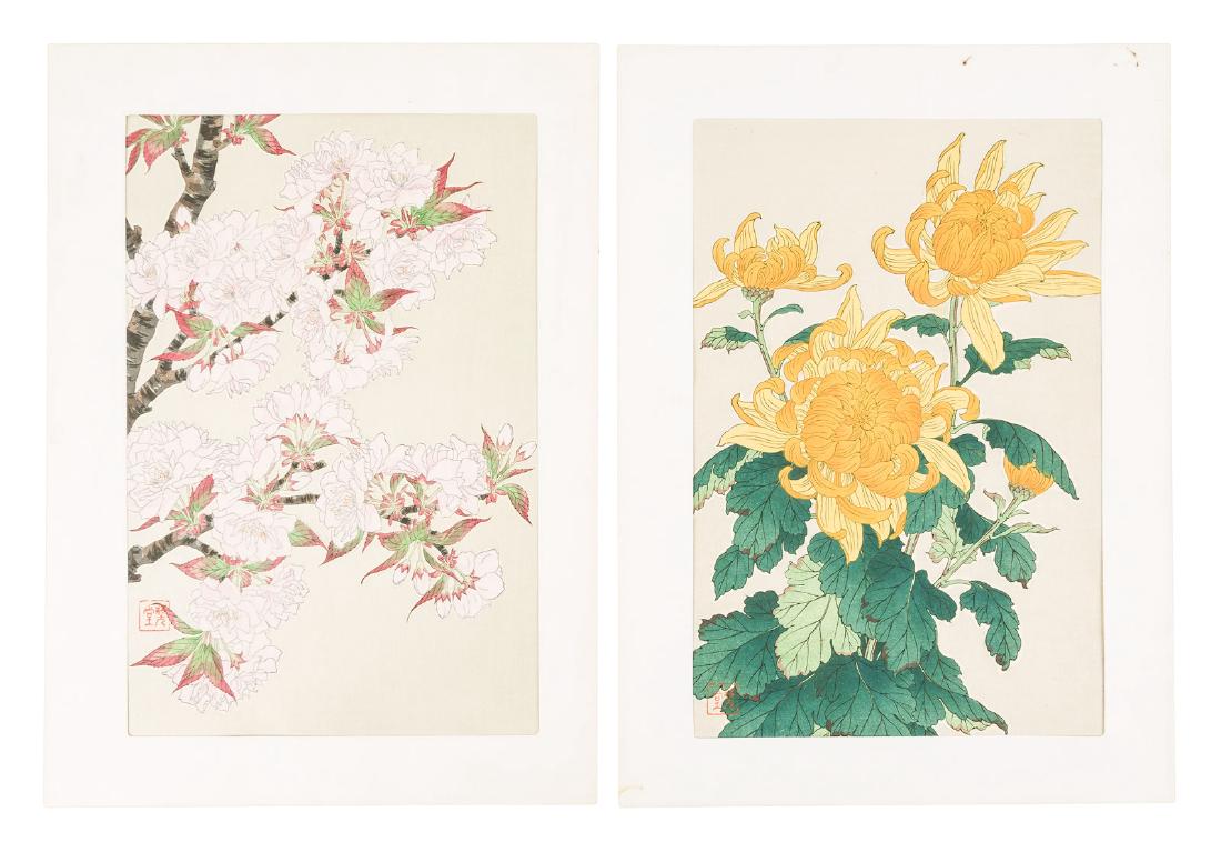 22 color woodblock prints by Shodo Kawarazaki (1 of 10)