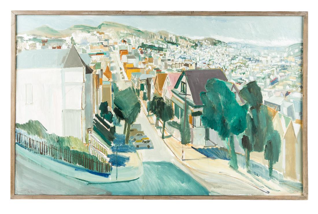 Oil of San Francisco by Maurice Lapp (1 of 4)