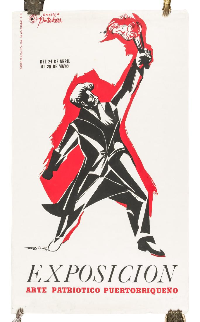 Poster for Puerto Rican patriotic art exhibit (1 of 1)