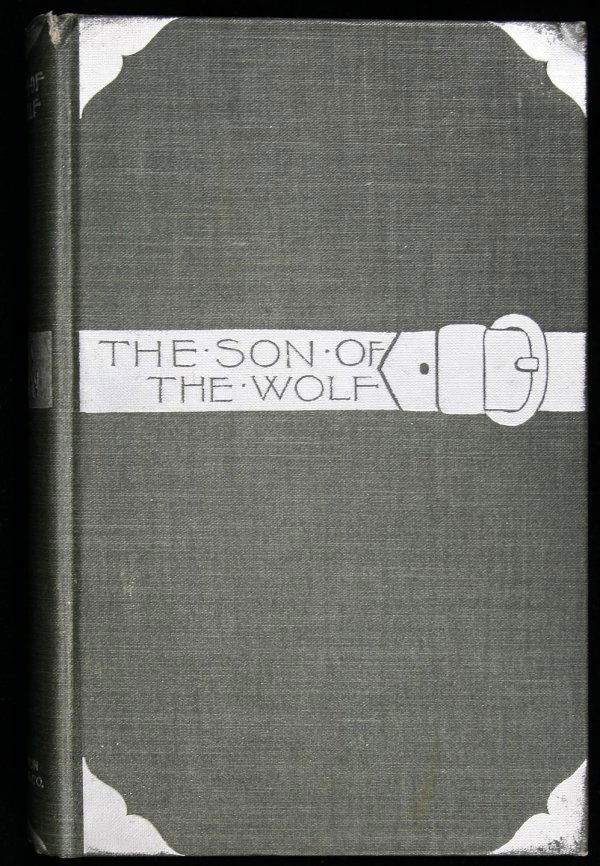 The Son of the Wolf: [6], 251, [1] pp. Frontispiece by Maynard Dixon with tissue-guard. 7¾x4¾, dark gray cloth stamped in silver. First Edition, First Printing. Rare near fine first issue of London's first book. Identif
