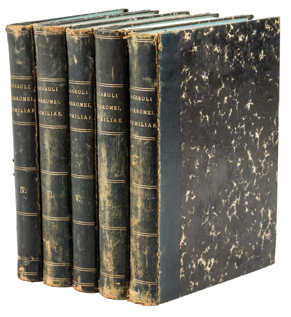 S. Caroli Borromei S.R.E. Cardinalis Archiepiscopi: Heading: Author: Borromeo, Saint Charles Title: S. Caroli Borromei S.R.E. Cardinalis Archiepiscopi Mediolani Homiliae Place Published: Mediolani [Milan] Publisher:Ex typographia Bibliothecae Ambrosian