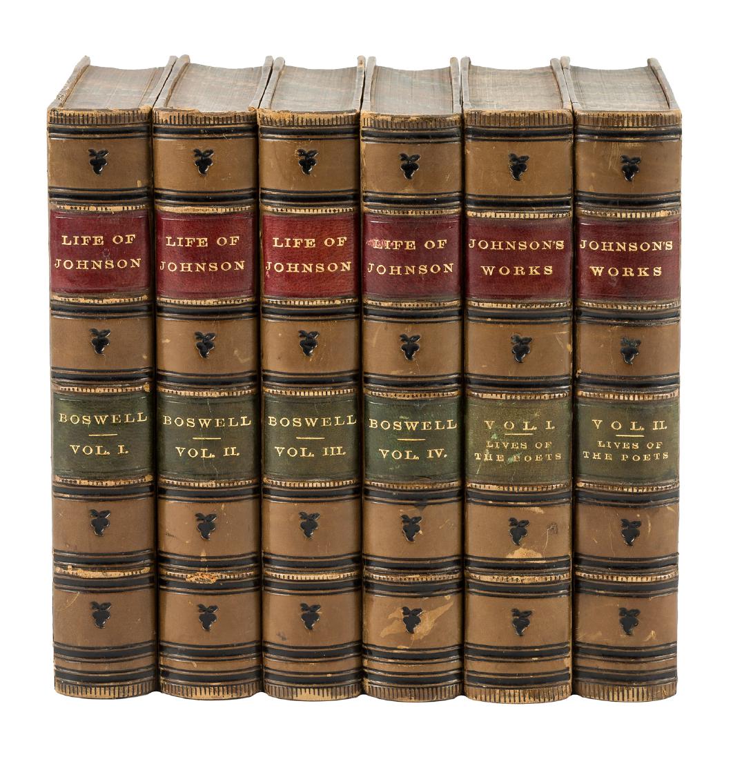 Boswell's Life of Johnson leatherbound (1 of 1)