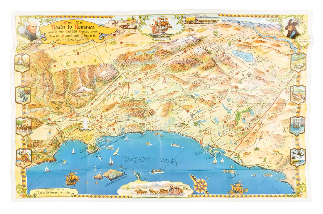 Pictorial map of Southern California (1 of 2)