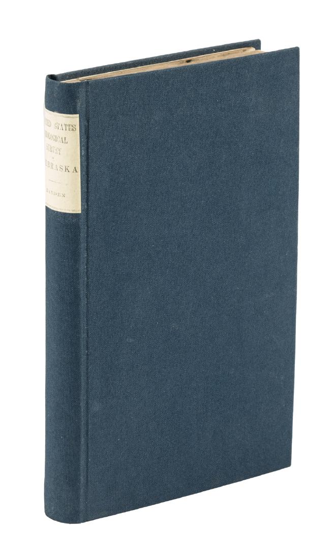 Geology of Nebraska with landmark map 1872 (1 of 8)