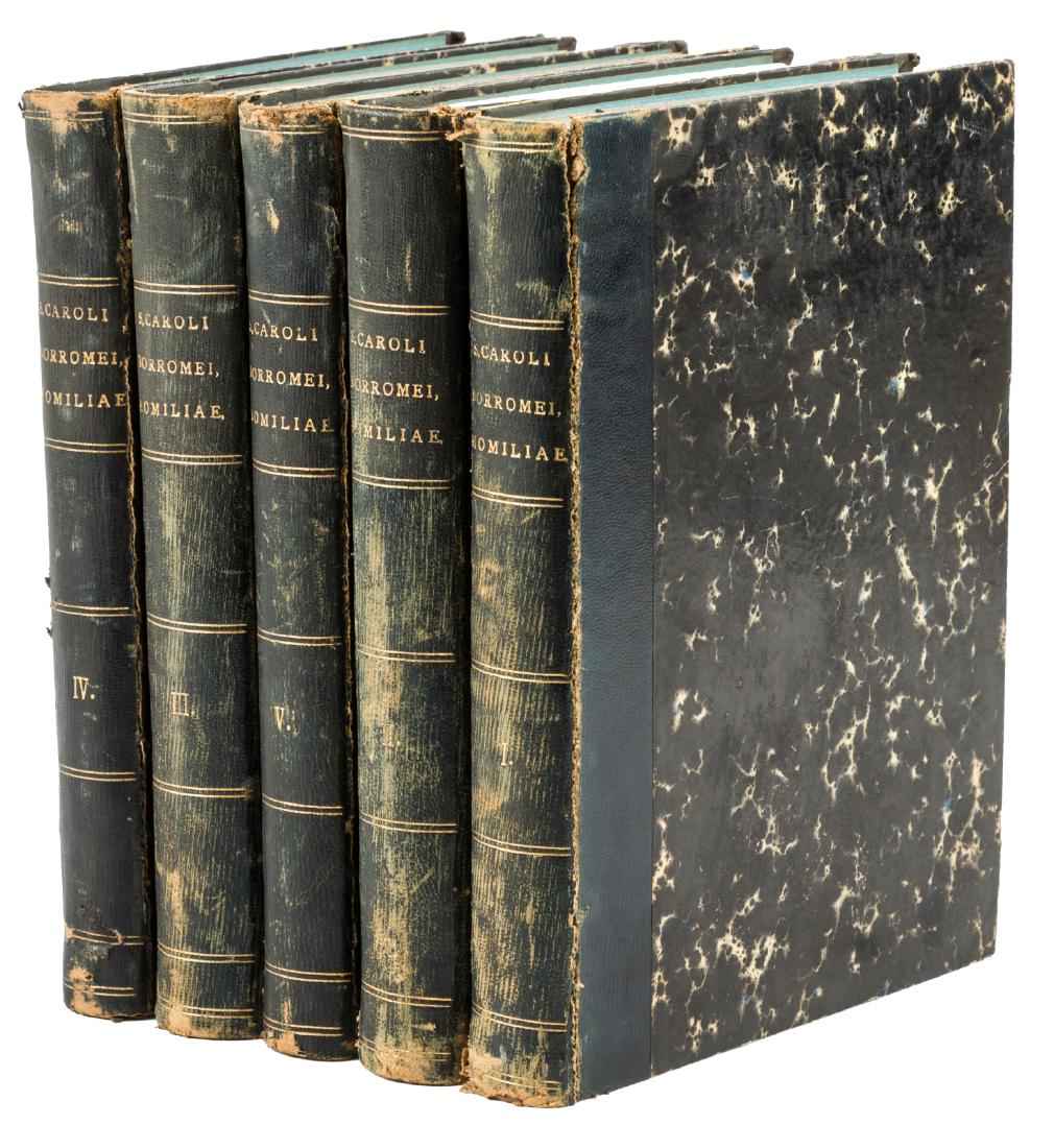 S. Caroli Borromei S.R.E. Cardinalis Archiepiscopi: Heading: Author: Borromeo, Saint Charles Title: S. Caroli Borromei S.R.E. Cardinalis Archiepiscopi Mediolani Homiliae Place Published: Mediolani [Milan] Publisher:Ex typographia Bibliothecae Ambrosian
