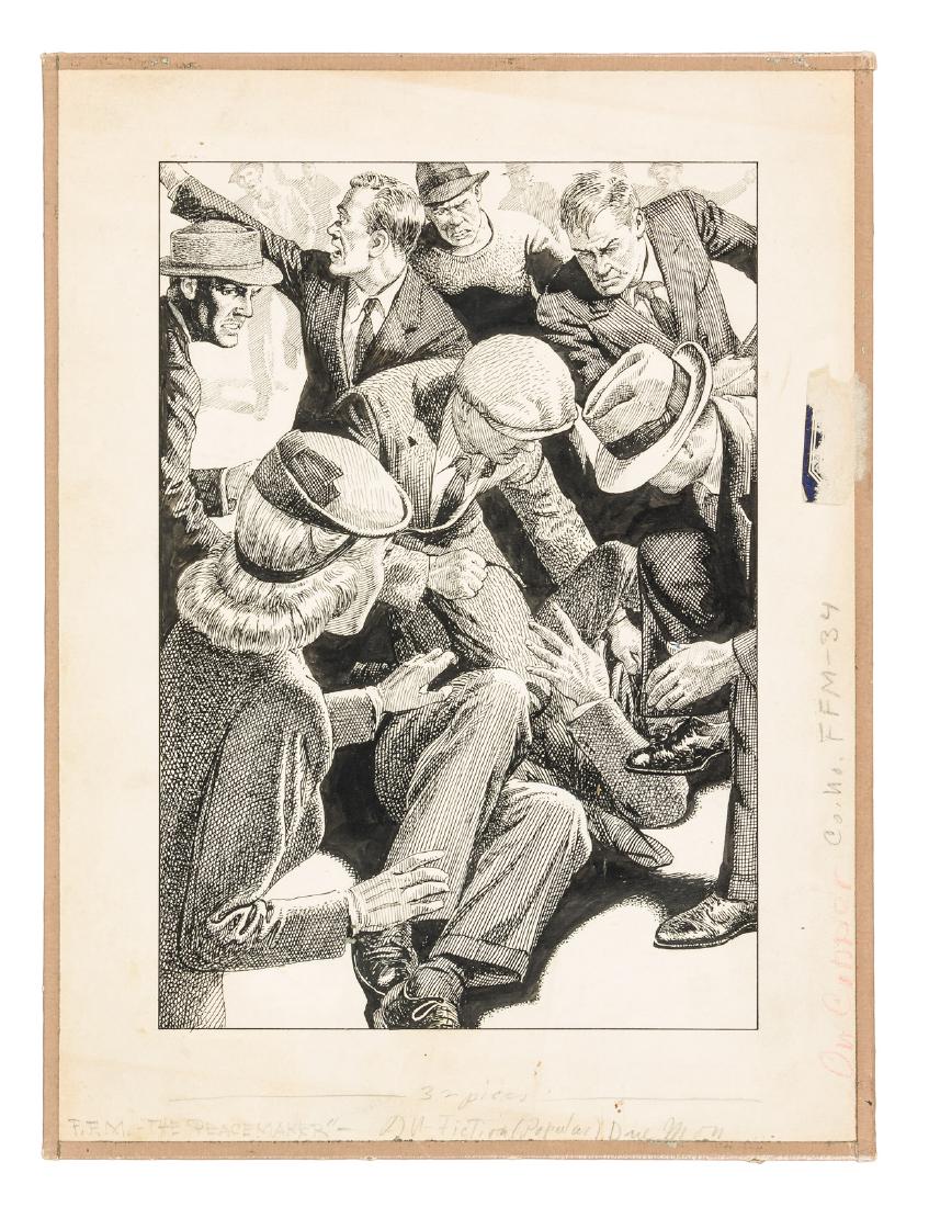 Original art for C.S. Forester's The Peacemaker (1 of 1)