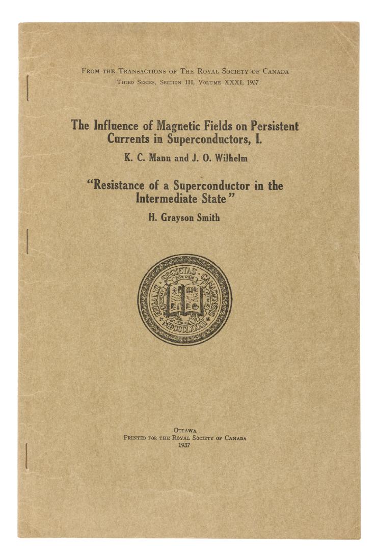 Magnetic Fields in Superconductors 1937 (1 of 1)