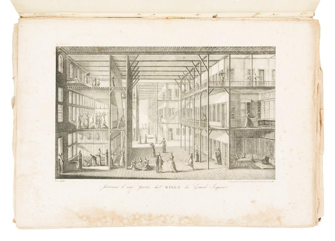 Folio lithograph plates of Constantinople c.1822 (1 of 9)